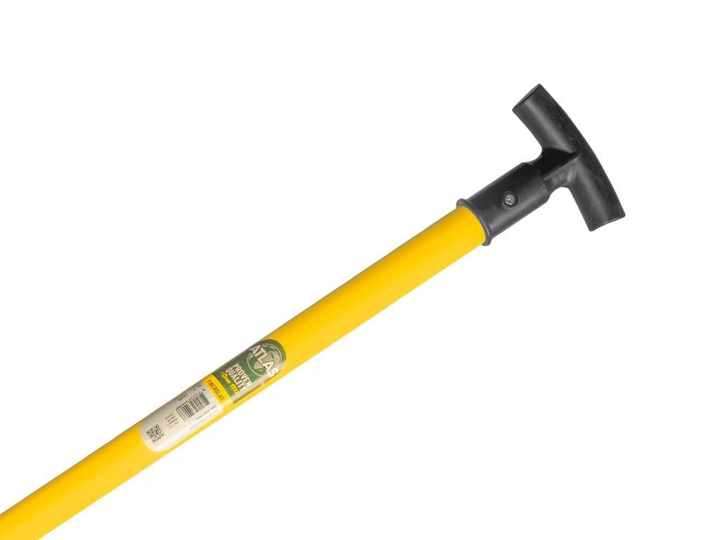 Steekbats ATLAS DIAMANT 1/4 000 gehard, gepolijst, RONDE OPSTAP, met FIBERGLAS schopsteel 95 cm