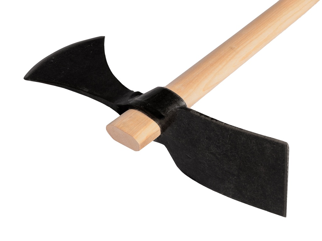 Wiedehopfhak ADLER gesmeed, hak en bijl, met ESSEN steel 105 cm