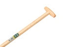 Betonschop ATLAS 1/2 0 rood, extra gehard, met ATLAS schopsteel 110 cm gebogen, FSC 100%