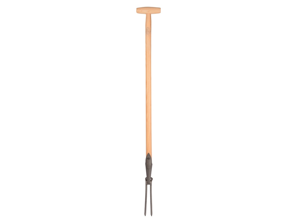 Wiedvork - Onkruidsteker DE WIT 2 tands, met ESSEN T-steel 80 cm