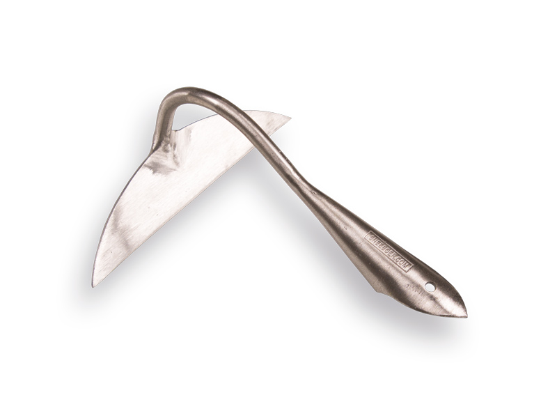 Hak SNEEBOER RVS 16 cm, zonder steel