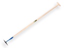 Ruitschoffel DE WIT 18 cm, met ATLAS steel 160 x 3,2 cm en doorgestoken hilt