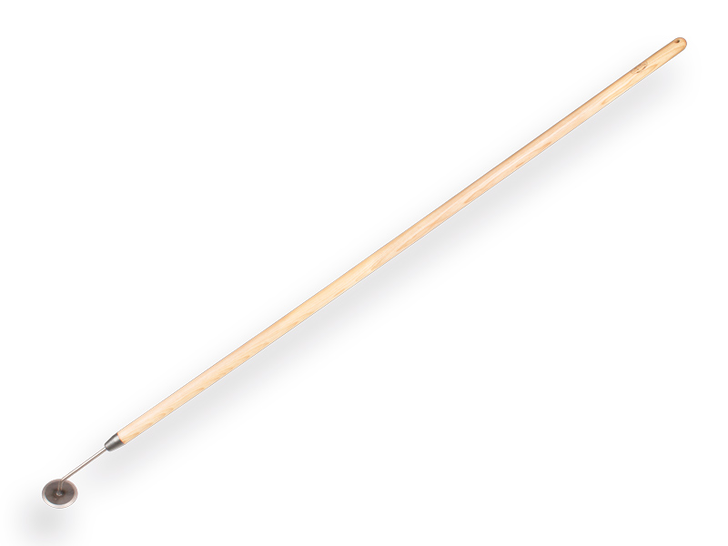 Discusschoffel DE WIT gesmeed 7 cm, met ESSEN steel 140 cm