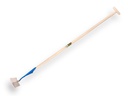 Schoffel DE WIT Westlands model 6" of 15 cm, met ATLAS steel 160 x 3,2 cm en doorgestoken hilt