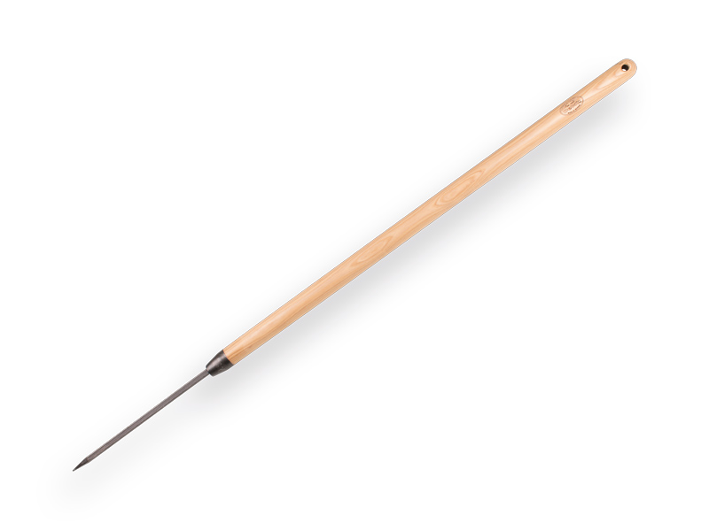 Papierprikker DE WIT, lengte 102 cm, met ESSEN steel