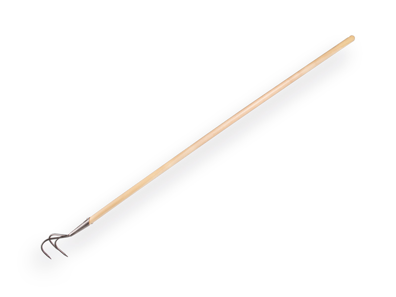 [1019660] Krabber - Cultivator DE WIT gesmeed 3 tands met ESSEN steel 150 cm