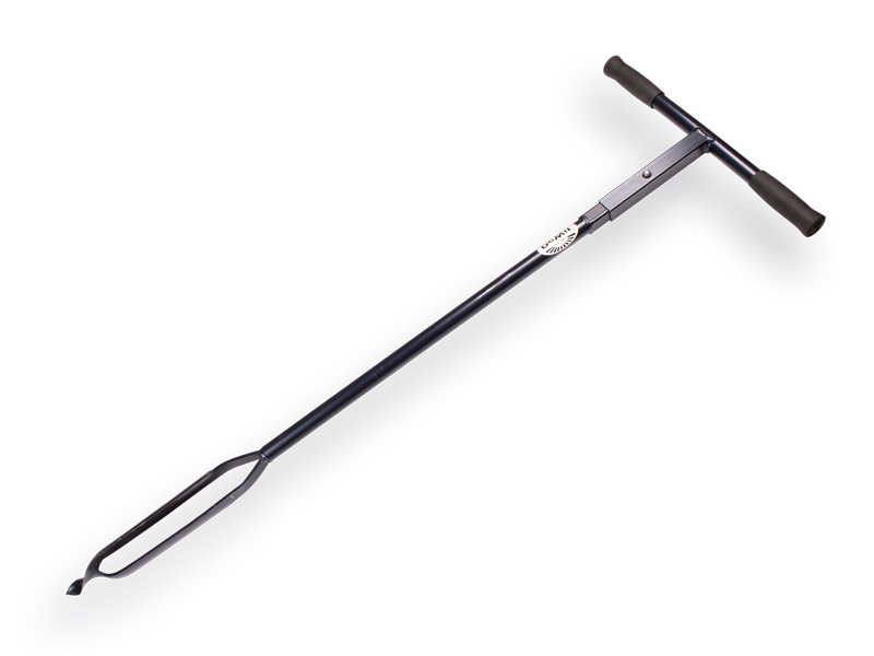 [1020700] Grondboor DE WIT 8 cm verlengbaar, met gedraaide punt, lengte 127 cm