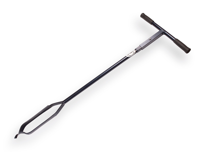 Grondboor DE WIT 10 cm verlengbaar, met gedraaide punt, lengte 127 cm