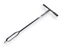 Grondboor DE WIT 10 cm verlengbaar, met gedraaide punt, lengte 127 cm