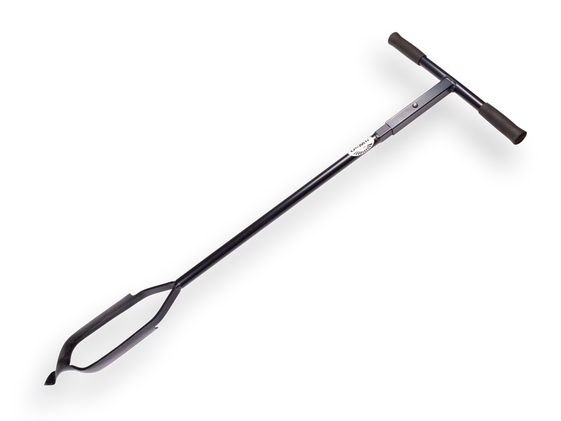 [1020712] Grondboor DE WIT 12 cm verlengbaar, met gedraaide punt, lengte 127 cm