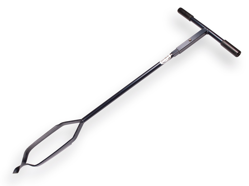 Grondboor DE WIT 14 cm verlengbaar, met gedraaide punt, lengte 127 cm
