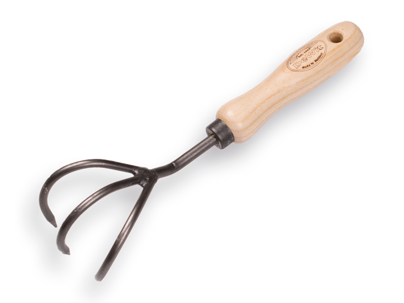 [1025060] Krabber - Handcultivator DE WIT gesmeed met ESSEN handvat 14 cm