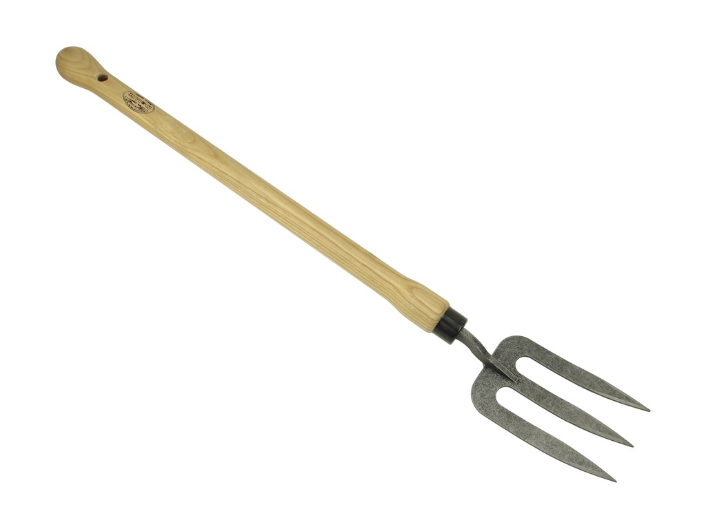 Handvork DE WIT Welldone 3 tands met ESSEN knopsteel 48 cm