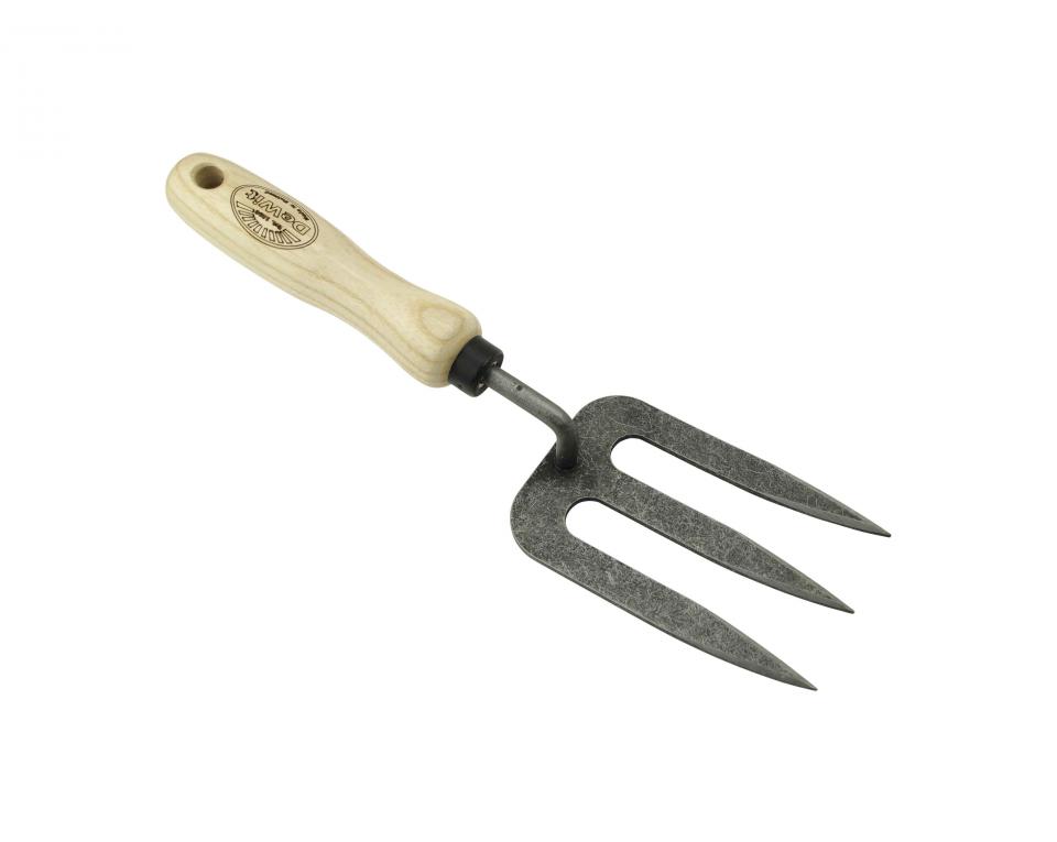 [1025092] Handvorkje DE WIT Basic 3 tands, met ESSEN handvat 14 cm