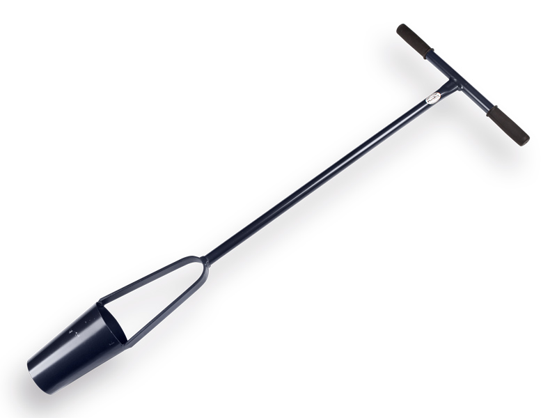 [1025200] Poter DE WIT staal, onder Ø 7,5 cm, boven Ø 10 cm, lengte 100 cm