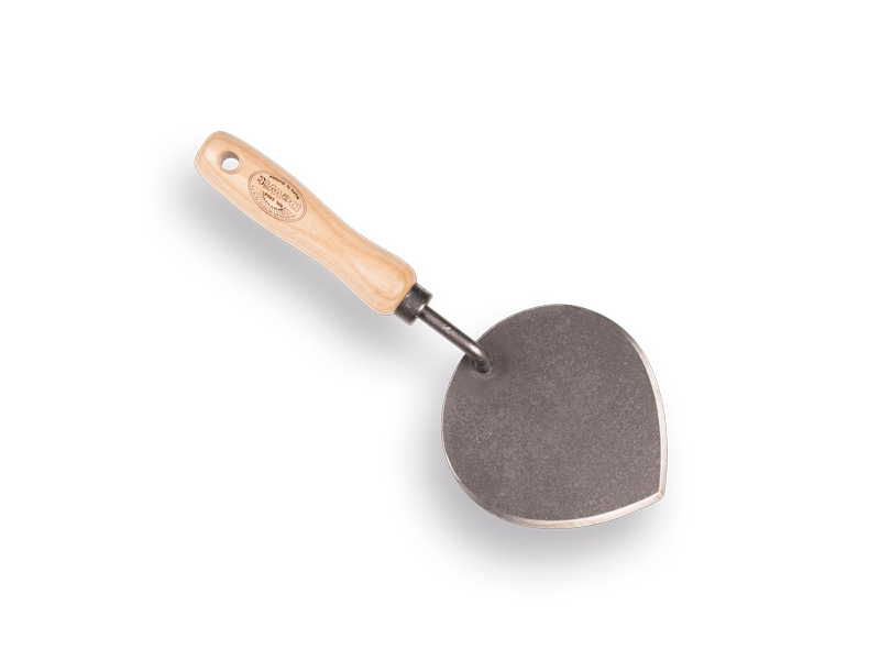 [1030027] Bollentruffel DE WIT, met ESSEN handvat 14 cm