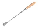 Aspergemes gesmeed 44 cm, met houten greep