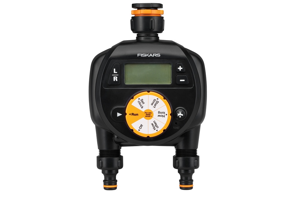 [1054792] FISKARS Watertimer met dubbele uitlaat