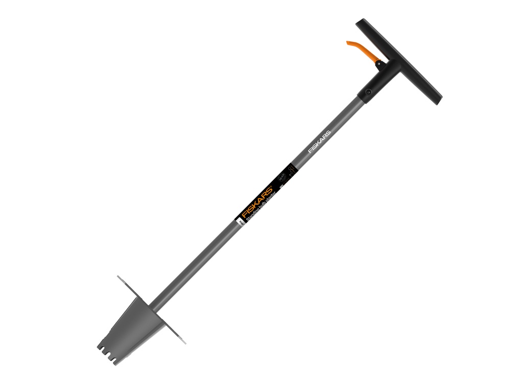 [1510620] Bollenplanter FISKARS Ergo 100 cm, plantdiepte 15 cm, met opstap