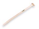 Blijhamsteel ATLAS 90 cm licht gebogen, met doorgestoken hilt