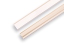 Klikstrip wit 100 cm x 3,7 cm schuin, voor legbord Tegometall