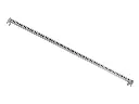 Draagbalk 100 cm grijs RAL9006 Tegometall