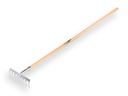 Tuinhark Jimmy verzinkt met 8 gebogen tanden, met IKAPE steel 150 x 2,8 cm. FSC 100%