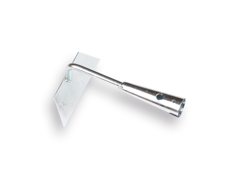 [1303410] Hak verzinkt 14 cm, zonder steel