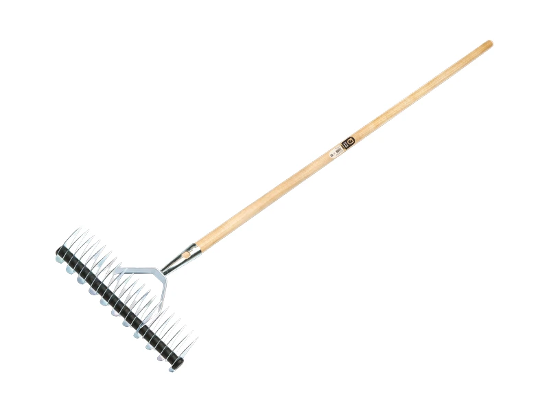 [1304400] Verticuteerhark Jimmy verzinkt 11/21 tands 36 cm, met IKAPE steel 150 x 2,8 cm. FSC 100%