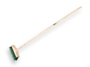 Onkruidbezem Jimmy groene PPN-verzinkt staaldraad 25 cm, met IKAPE steel 150 x 2,8 cm, FSC 100%