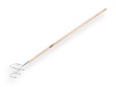 Cultivator Jimmy 5 tands verzinkt met IKAPE steel 150 x 2,8 cm. FSC 100%