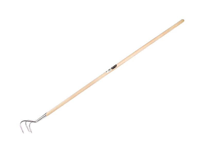[1314140] Krabber - Cultivator Jimmy 3 tands verzinkt, met IKAPE steel 150 x 2,8 cm. FSC 100%