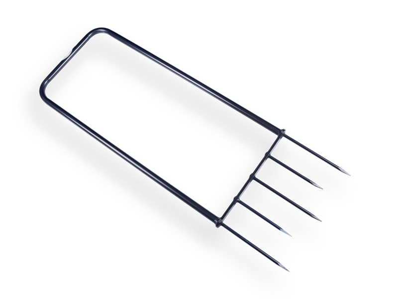 Gazonprikker - Beluchter DE WIT 35 cm, met 5 stalen pennen