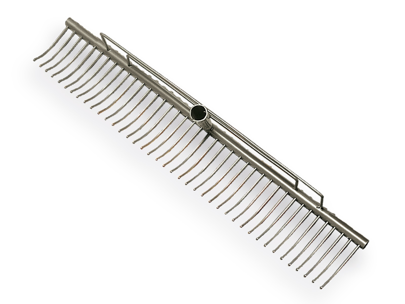 Grashark ATLAS staal 70 cm met 40 gebogen tanden en beugel, zonder steel