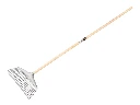 Bladhark Jimmy kunststof grijs, 21 tands, met IKAPE steel 150 x 2,4 cm