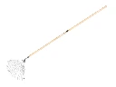 Bladhark Jimmy verzinkt, 22 platte tanden, met IKAPE steel 150 x 2,4 cm. FSC 100%