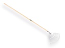 Bladhark Jimmy verzinkt, 22 platte tanden, met IKAPE steel 150 x 2,4 cm. FSC 100%