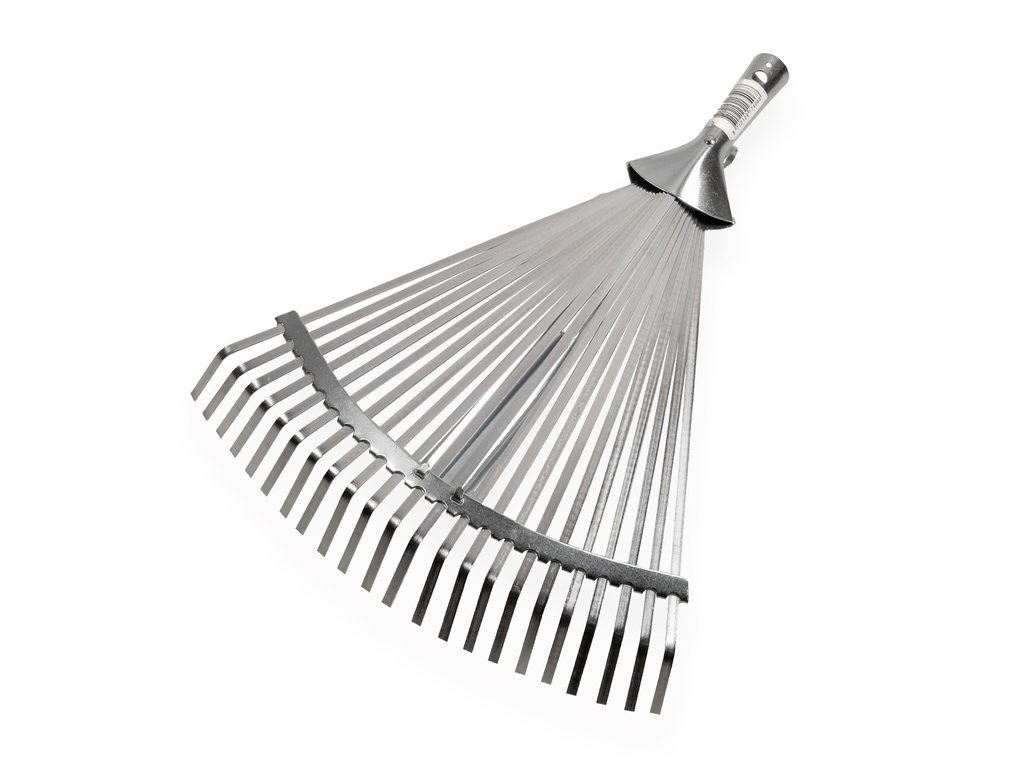Bladhark ATLAS verzinkt verstelbaar, 22 platte tanden, 28-42 cm breed, zonder steel