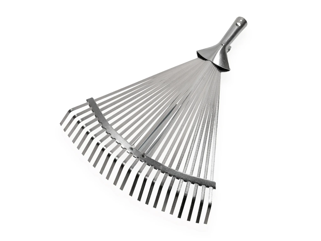 [1317406] Bladhark Jimmy verzinkt verstelbaar, 22 platte tanden, 28-42 cm breed, zonder steel