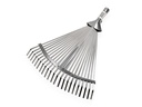 Bladhark ATLAS verzinkt verstelbaar, 22 platte tanden, 28-42 cm breed, zonder steel