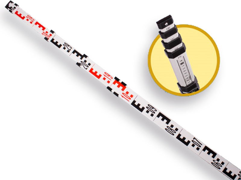 [1352225] Nivelleermeter NESTLE telescopisch 168 - 700 cm, met beschermhoes