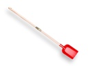 Kinderschopje Jimmy Kids rood met houten steel