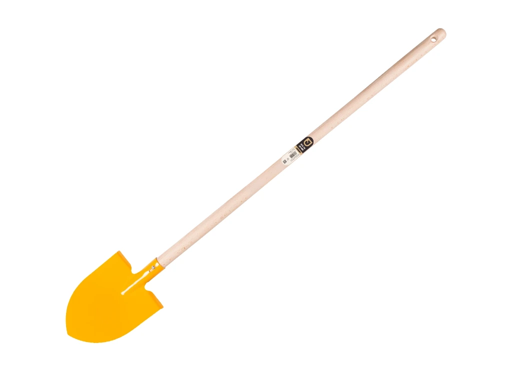 Kinderschopje Jimmy Kids spits geel met houten steel