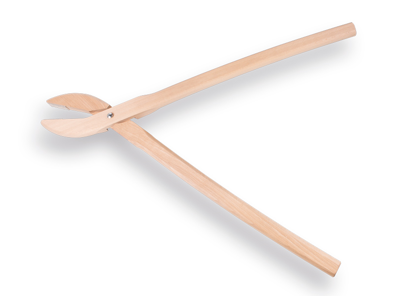 Disteltrekker - Onkruidtrekker hout 98 cm, met platte bek