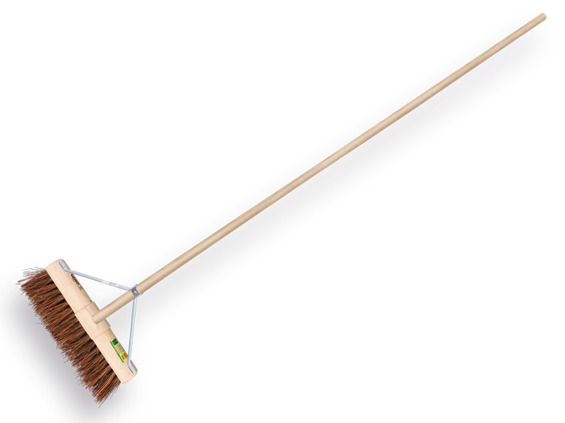 Wegenbouwbezem VERO 45B 45 cm, met ATLAS steel 160 x 2,8 cm en brede stokhouder