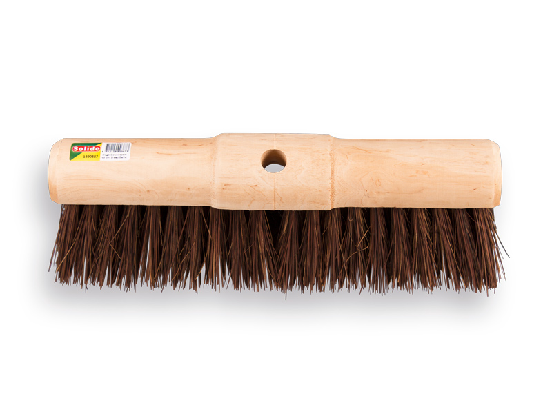 Wegenbouwbezem SOLIDE 45 cm bahia, ronde kap, zonder steel. FSC 100%