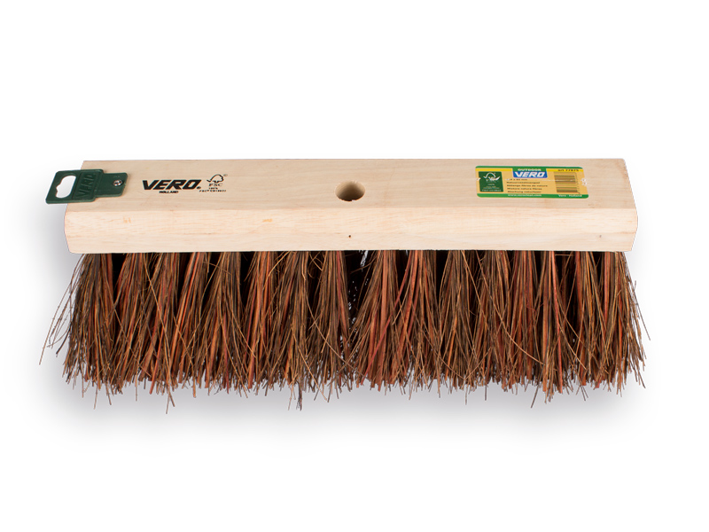 [1490395] Bezem VERO 37B bassine-stalks 37 cm, vlakke kap, zonder steel
