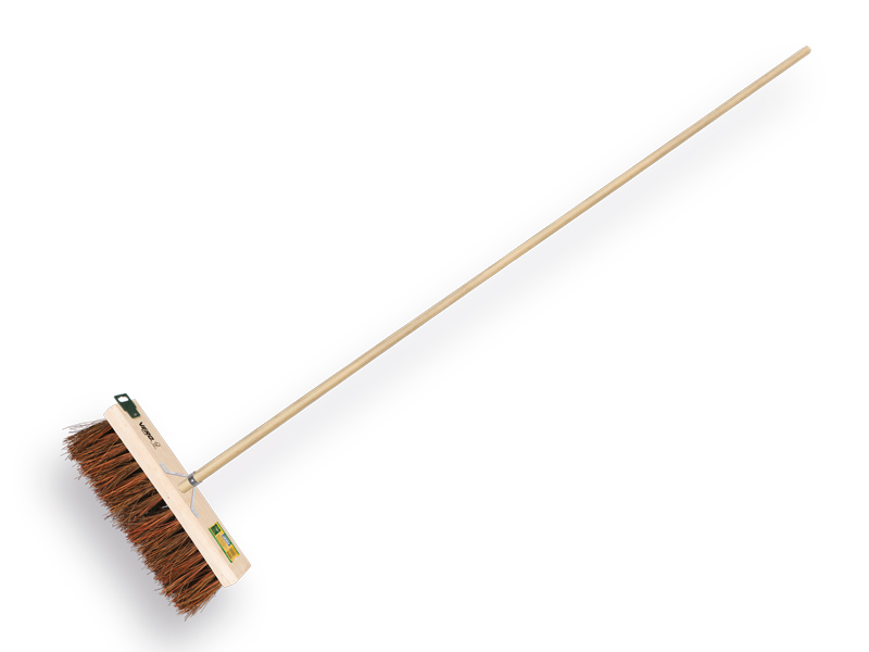 [1490396] Bezem VERO 37B bassine-stalks 37 cm, met ATLAS steel 150 x 2,8 cm en stokhouder