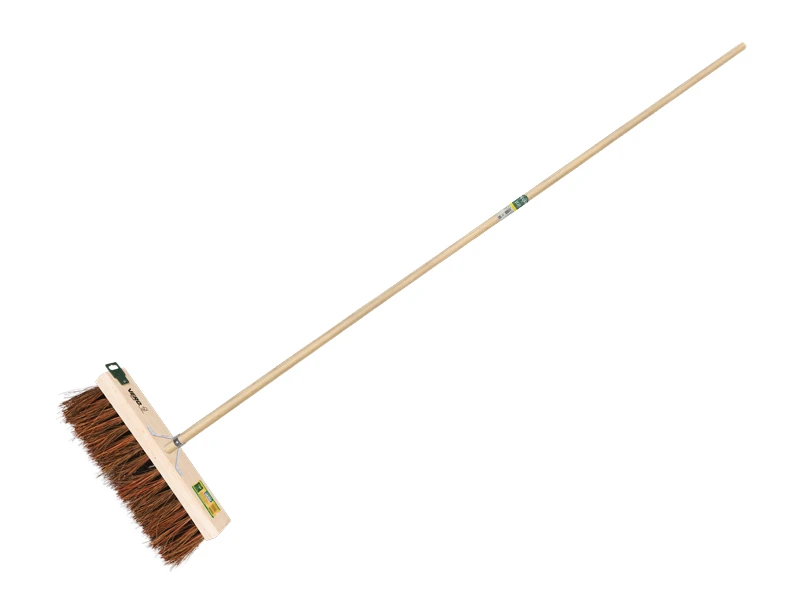 [1490396] Bezem VERO 37B bassine-stalks 37 cm, met ATLAS steel 150 x 2,8 cm en stokhouder