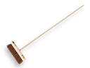 Bezem VERO 37B bassine-stalks 37 cm, met ATLAS steel 150 x 2,8 cm en stokhouder